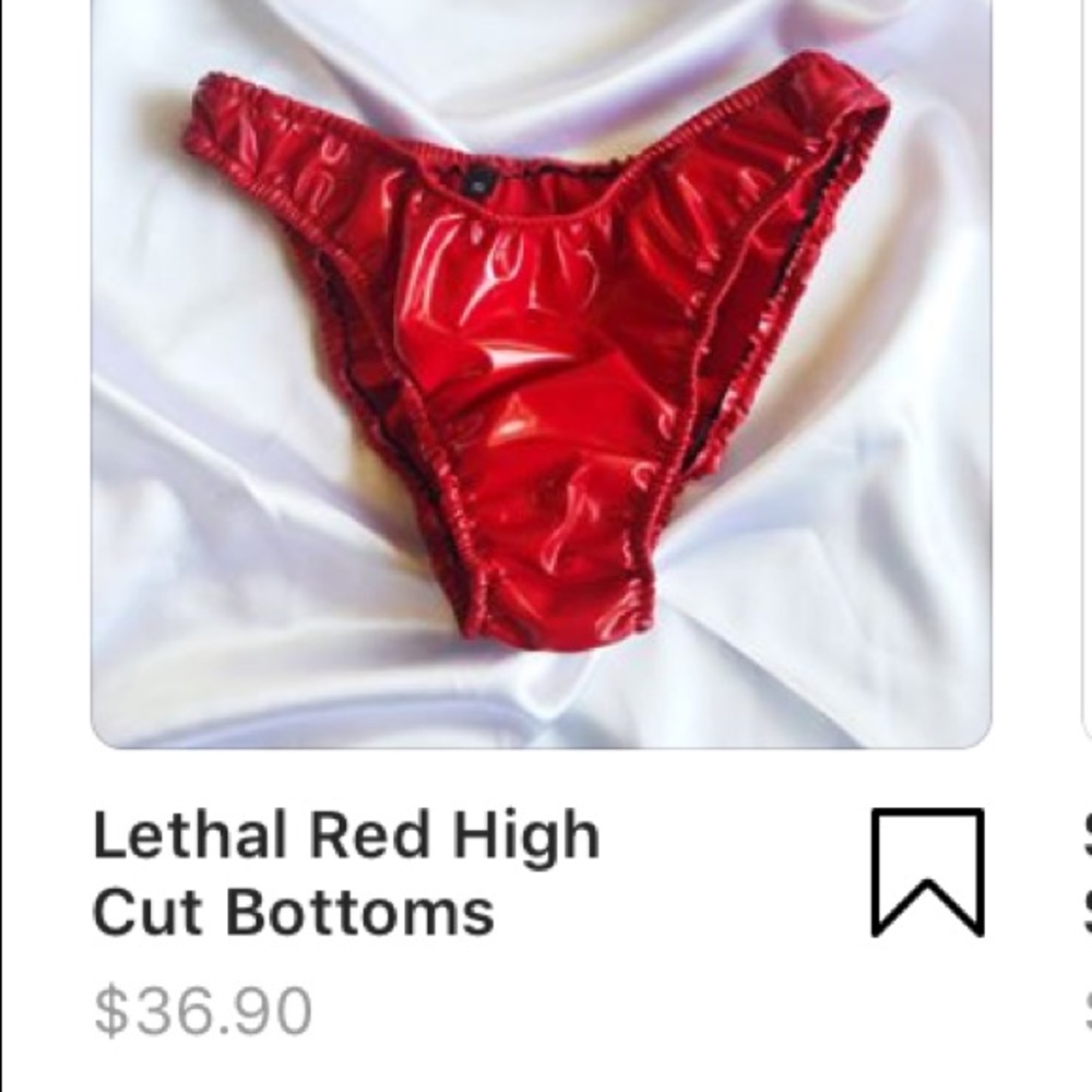 ❤️Lethal Red High Cut Bottoms ❤️ from ShopBGlittz
